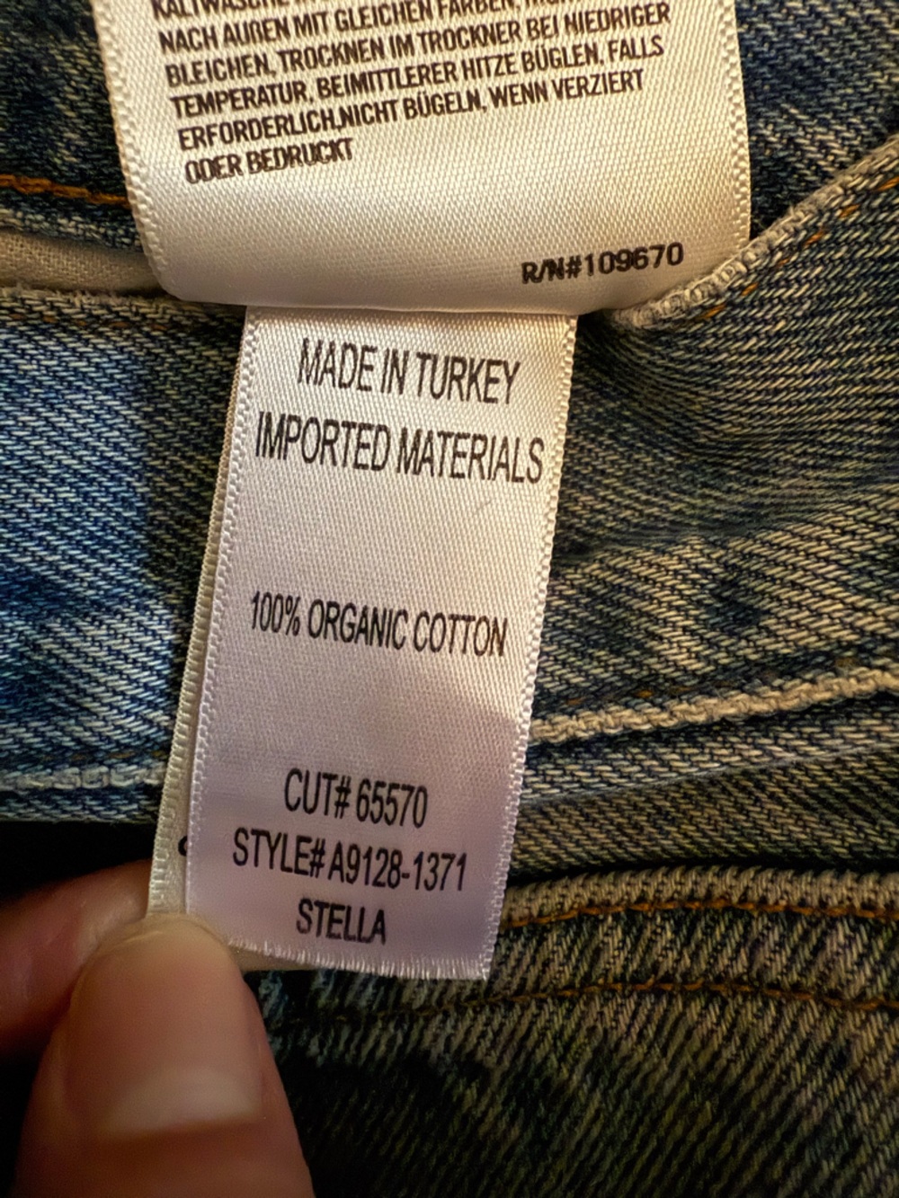Agolde Stella Denim Jean Shorts size 30 - Picture 4 of 4